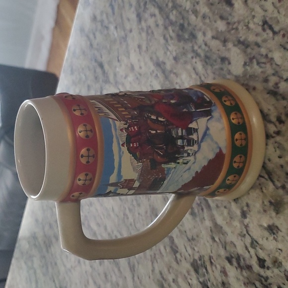Rare Vintage 1993 Budweiser Holiday Stein Collection Hometown Holiday - Picture 3 of 5